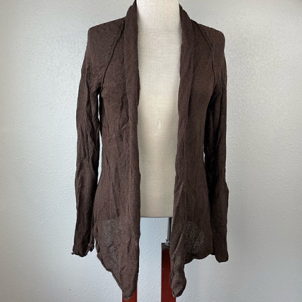 Kasper Brown Cardigan Size L EUC